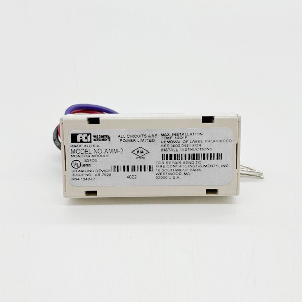 New Gamewell-FCI AMM-2 Fire Alarm Monitor Module FREE FAST SHIPPING