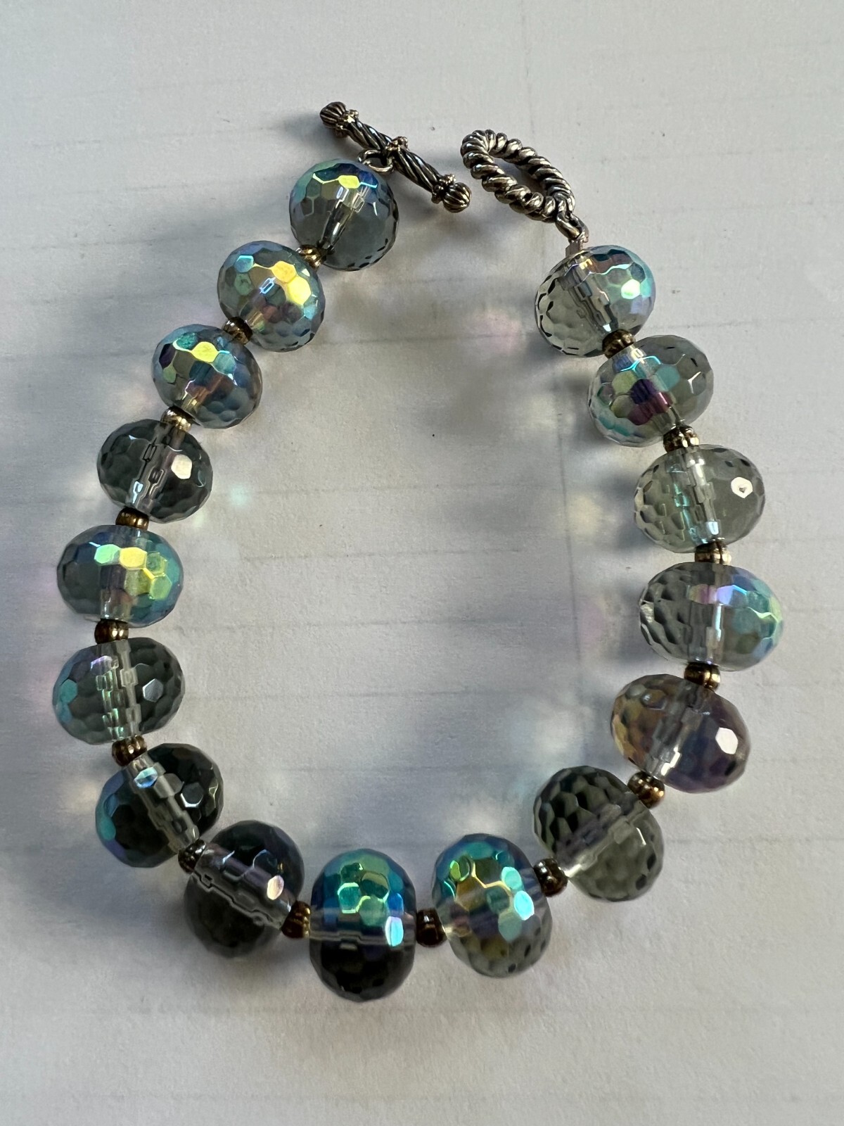 HANDCRAFTED IRIDESCENT BRACELET