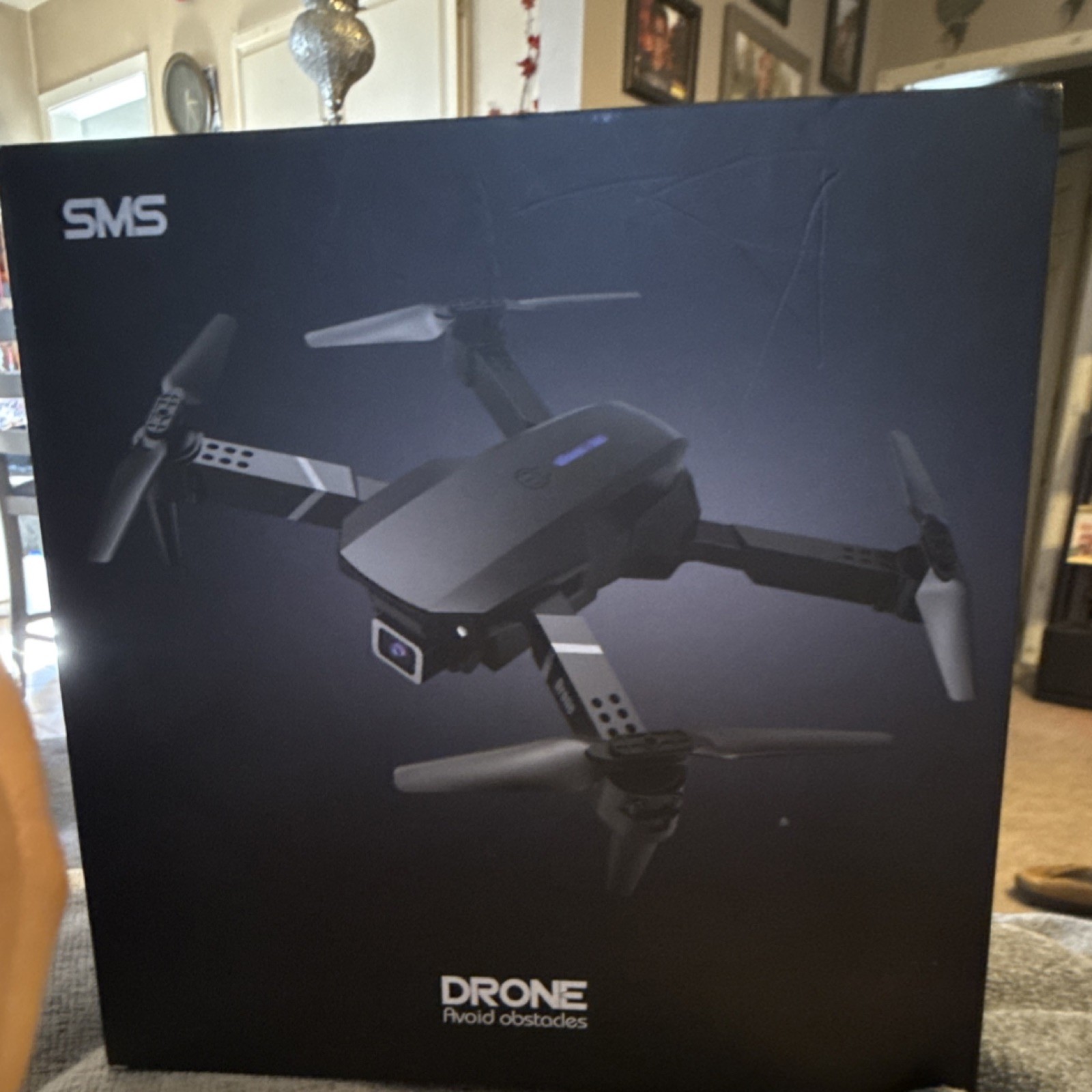 SMS NO.LF620 Foldable Quadcopter Drone Toy Grade Obstacle Avoidance Black