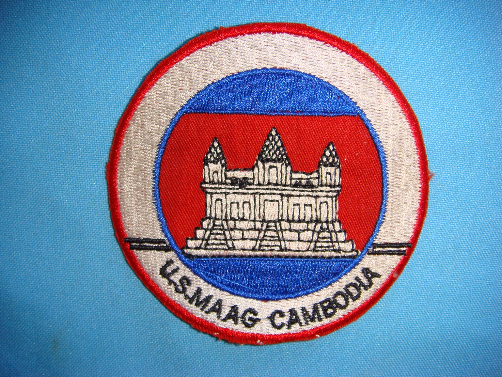 VIETNAM WAR PATCH, US MILITARY ASSISTANCE ADVISORY GROUP MAAG IN CAMBODIA