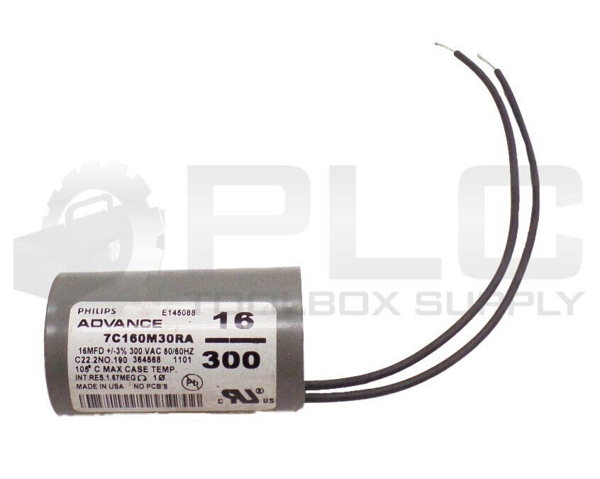 NEW PHILIPS ADVANCE 7C160M30RA CAPACITOR 300VAC 50/60HZ