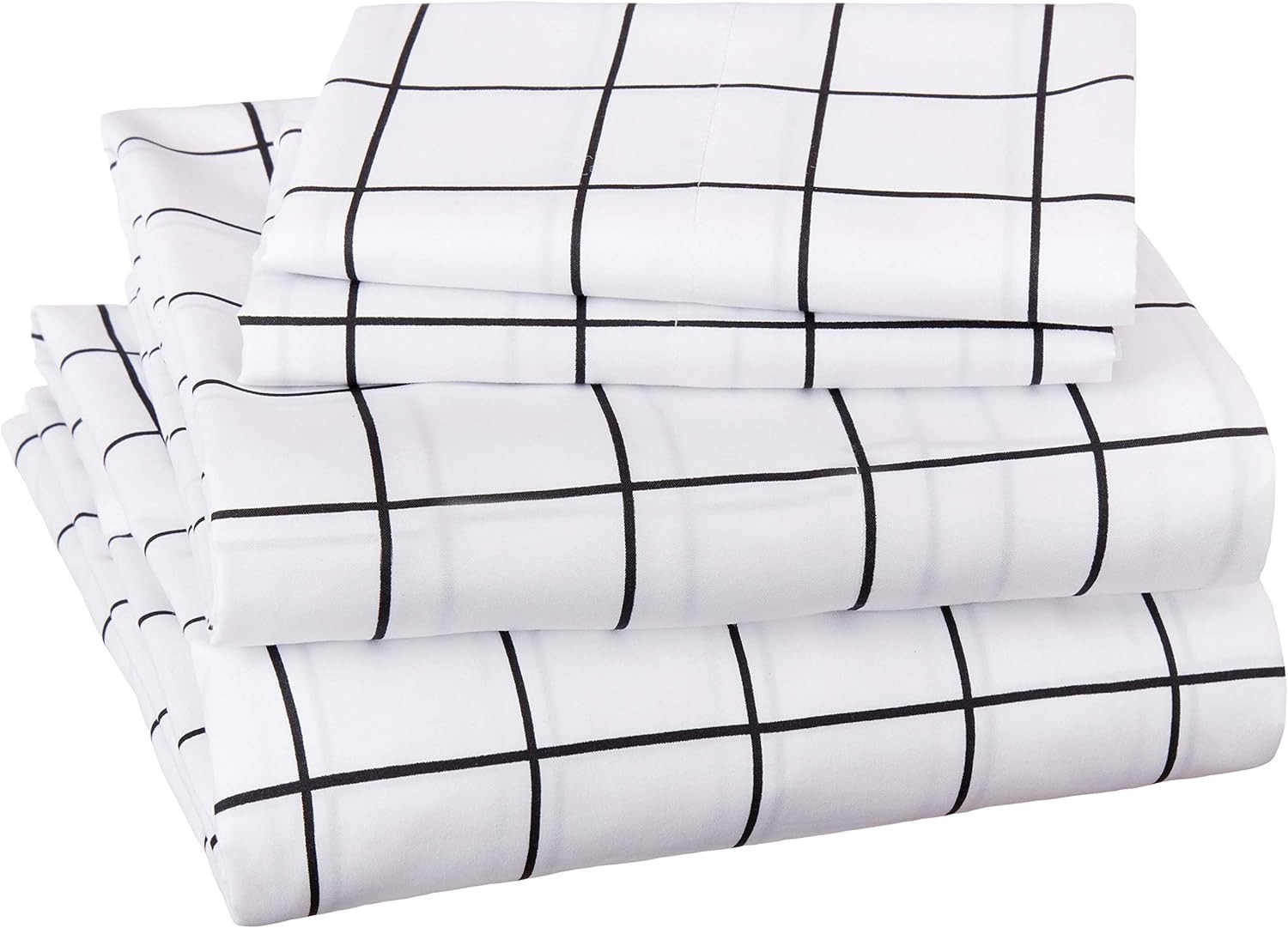 Soft Microfiber 4-Piece Bed Sheet Set with Elastic Side Pockets for Storage, Ful