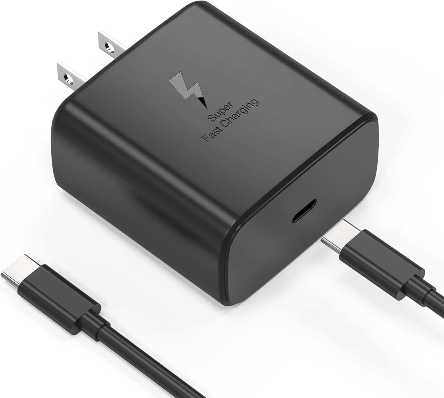 45W USB-C PD Super Fast Charger Adapter USB-C Cable For Galaxy S25 S24 S23 Ultra
