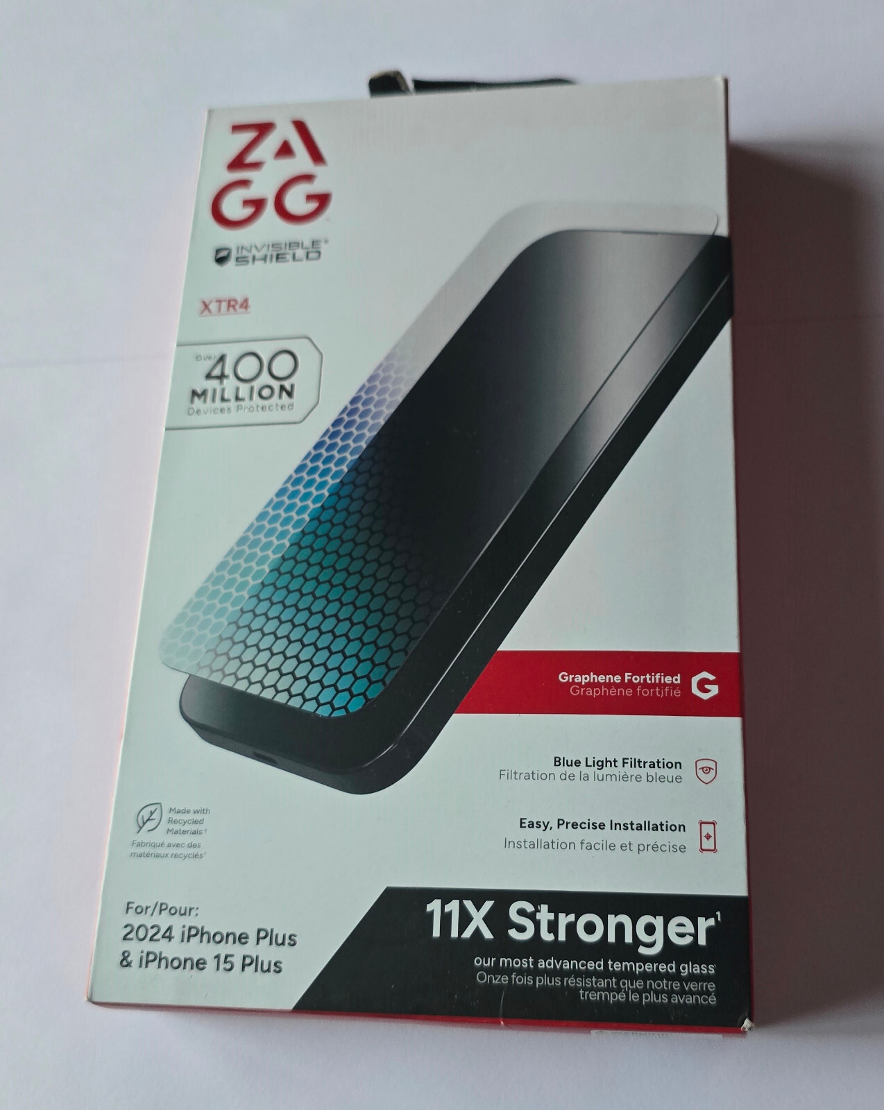 NEW OEM Zagg InvisibleShield XTR4 Glass Screen Apple iPhone 16 PLUS - Sealed