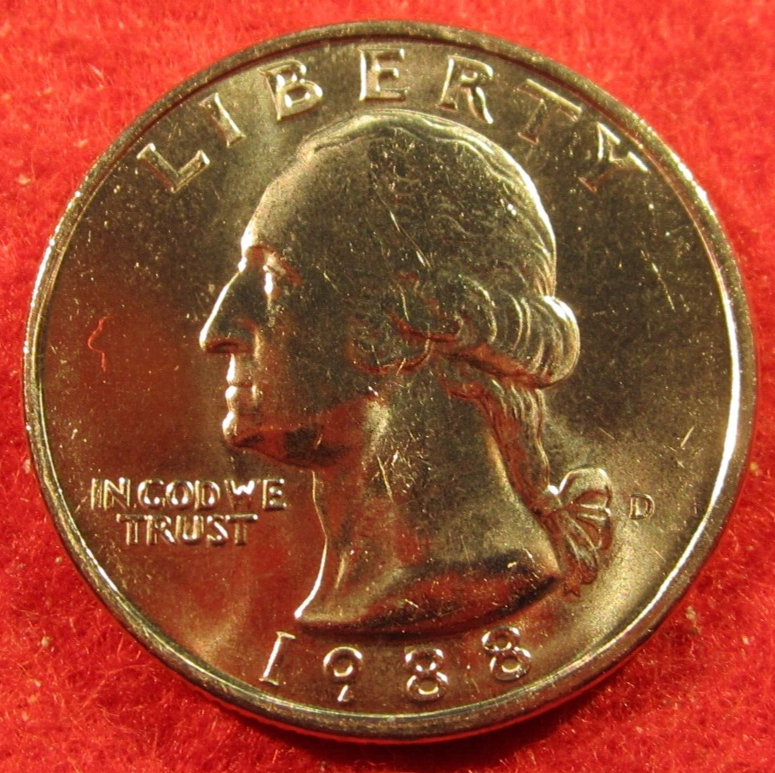 1988 D Washington Quarter - BU - Uncirculated