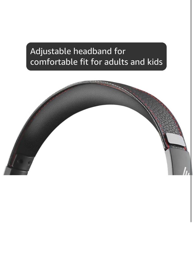 USB Headset with Microphone for PC, On-Ear Computer Laptop Headphones USB+3.5mm
