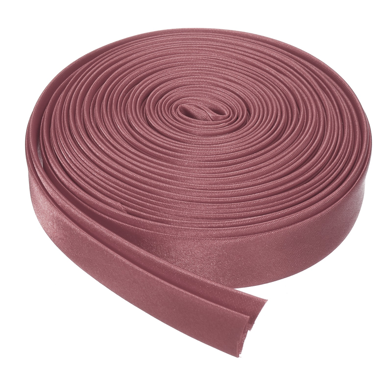 Double Fold Bias Tape 4/5 Inch x 5.5 Yards Satin Pre-fold Tape Dark Pink
