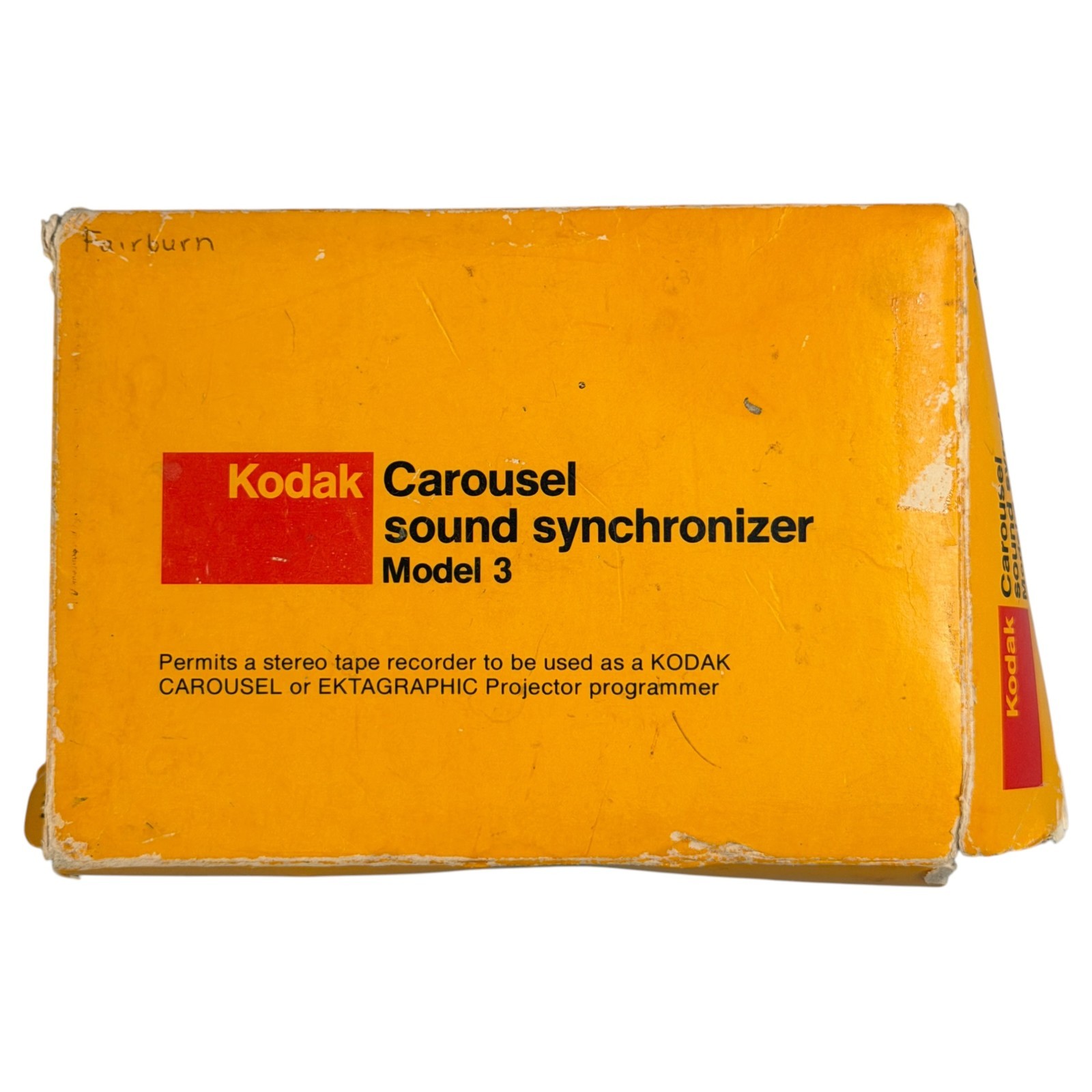 Kodak Carousel Sound Synchronizer Model 3 for Slide Projector w/ Manual Untested