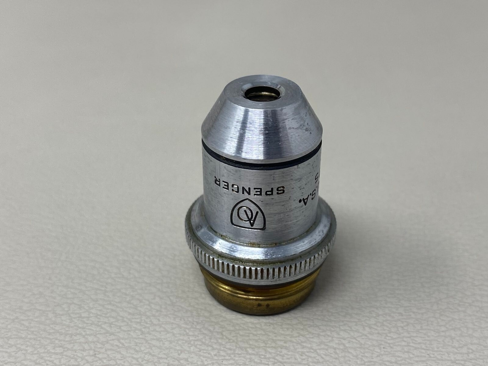 American Optical AO Spencer 4X N.A 12 Objective Cat#1075