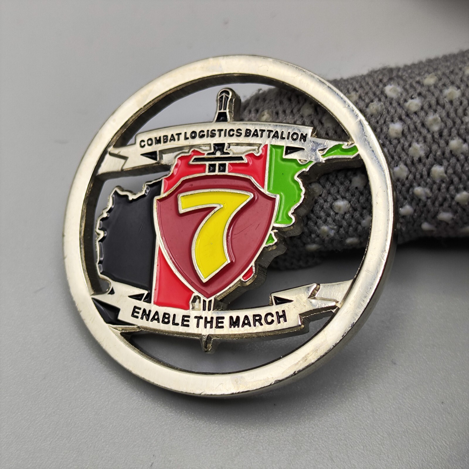 7 Combat Logistics Battalion Enable the March Challenge Coin