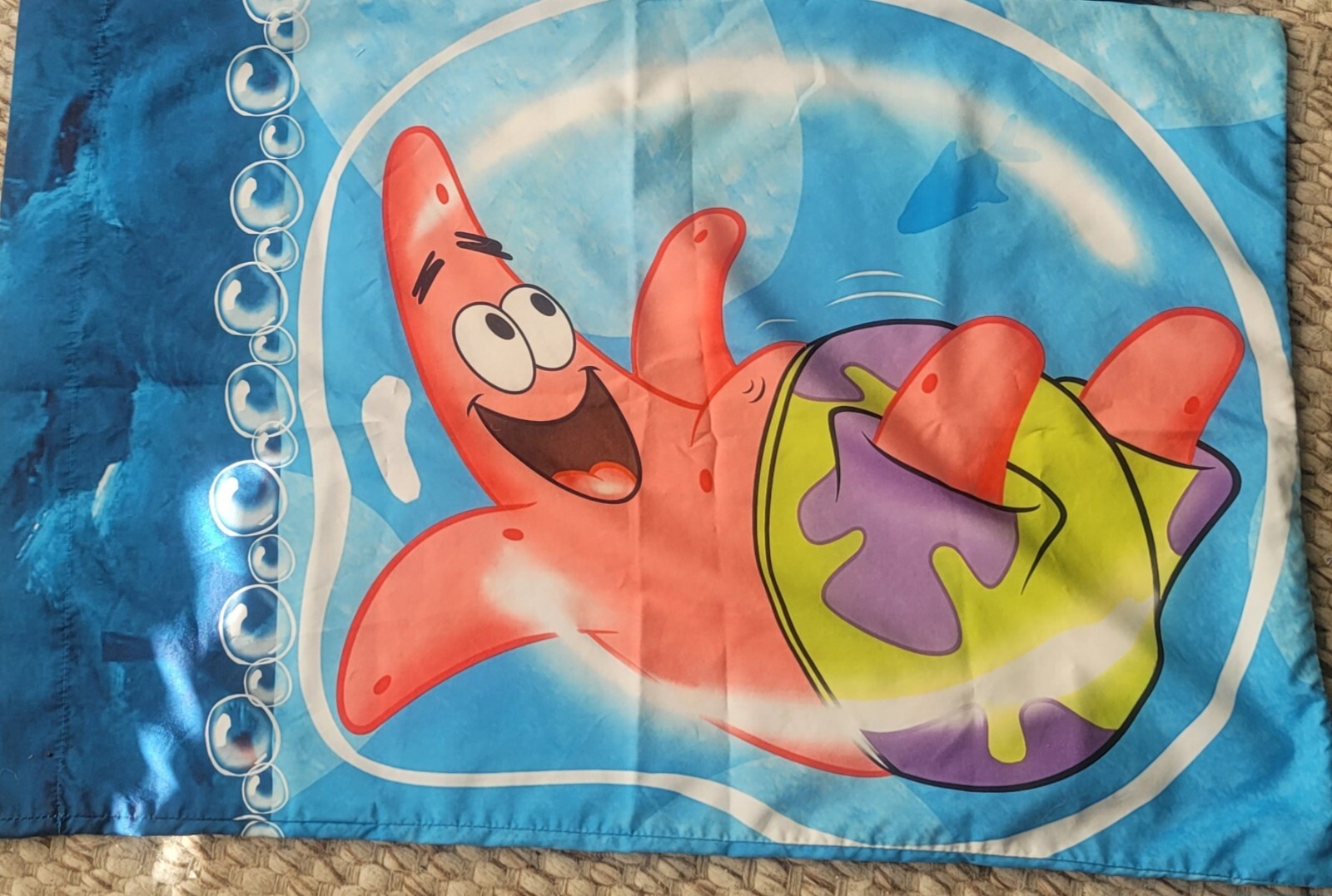 2- Nickelodeon Pillow Cases SpongeBob SquarePants & Patrick Star