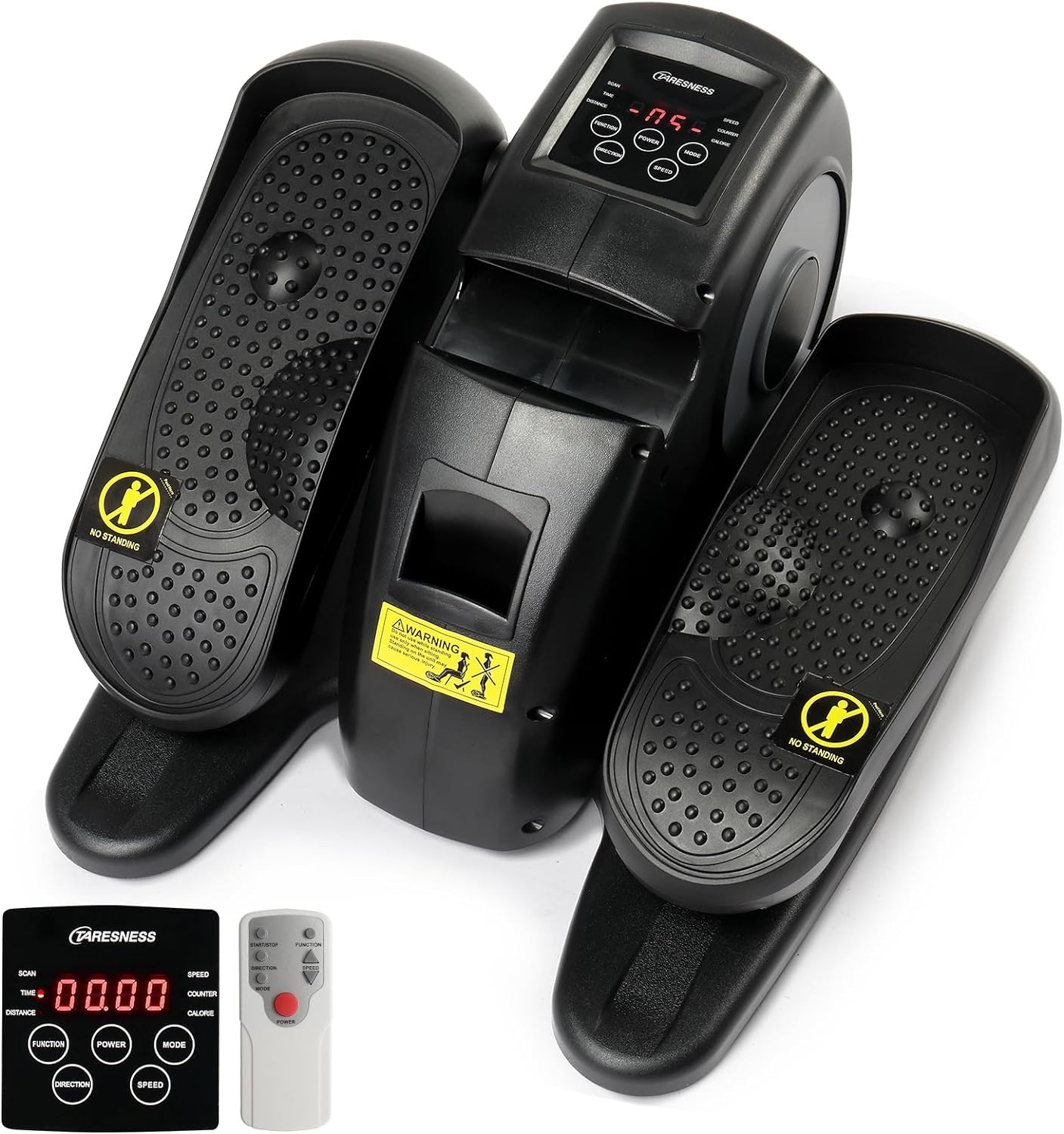Desk Elliptical Trainer Machine Under Pedal Exerciser Sitting Stepper Electric