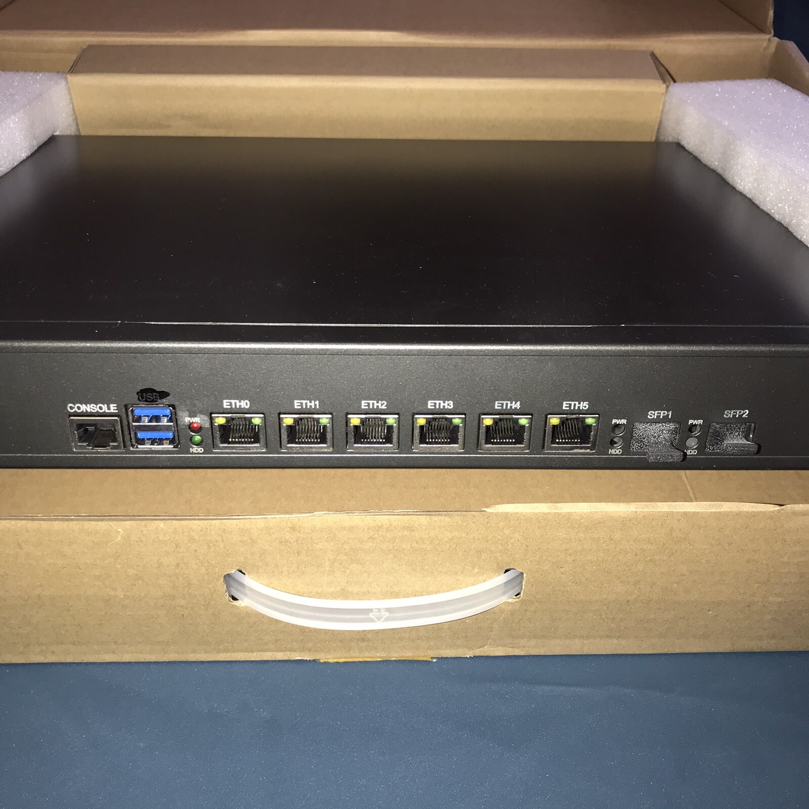 1U Firewall appliance with power supply OPNsense VPN Router PC, Intel Core 17