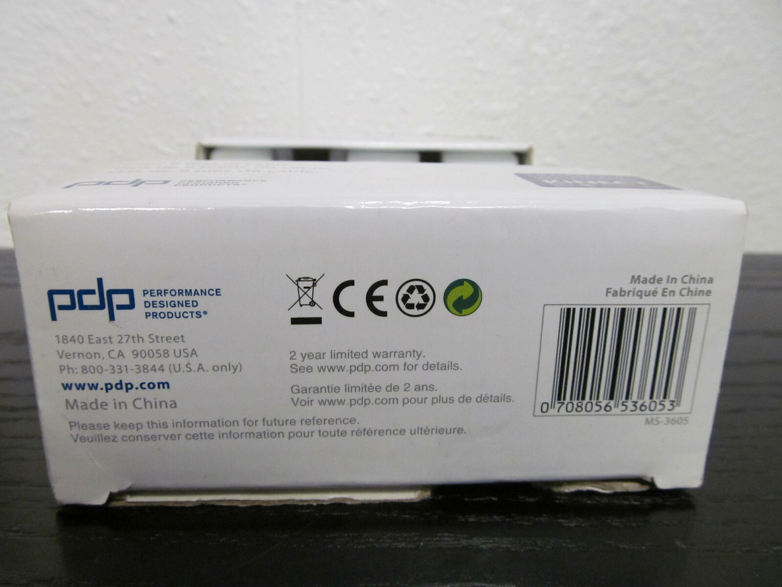 PDP ~ Microsoft Xbox 360 Kinect Sensor Cable 9' Extension Cord ( INV # 4 )