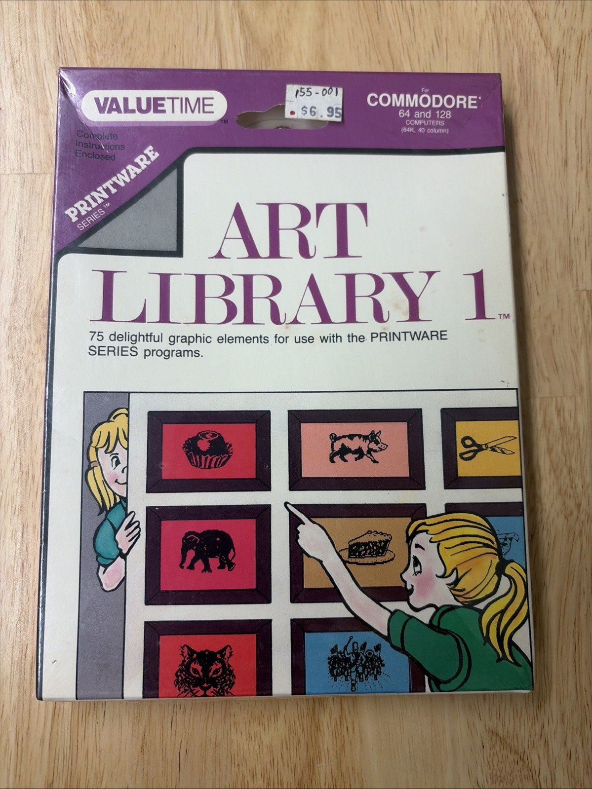 Art Library 1 Commodore 64 128 Printerware Series Program New Sealed NOS
