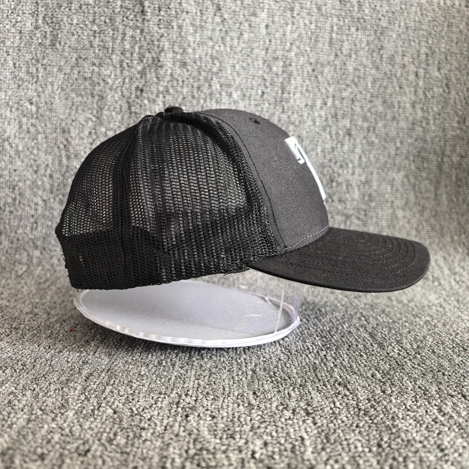 'YY Texas Rangers Black Trucker Snapback Hat MLB