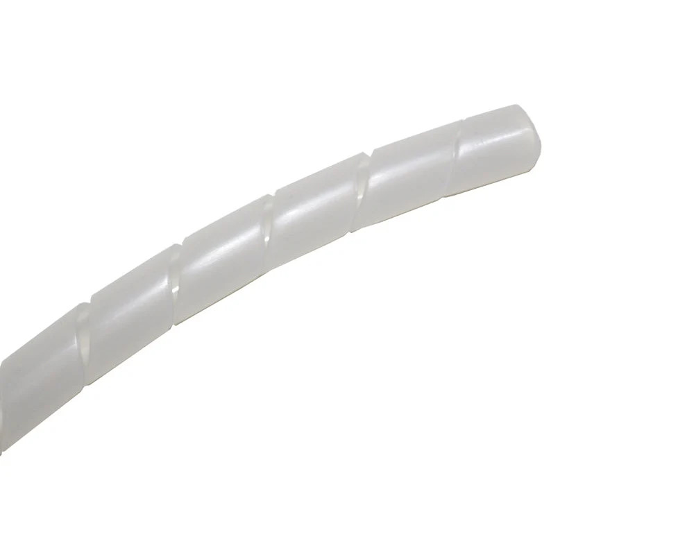 100FT 1/2'' Diameter Natural Spiral Wrap, Flexible Wire Covering 100 Foot Length