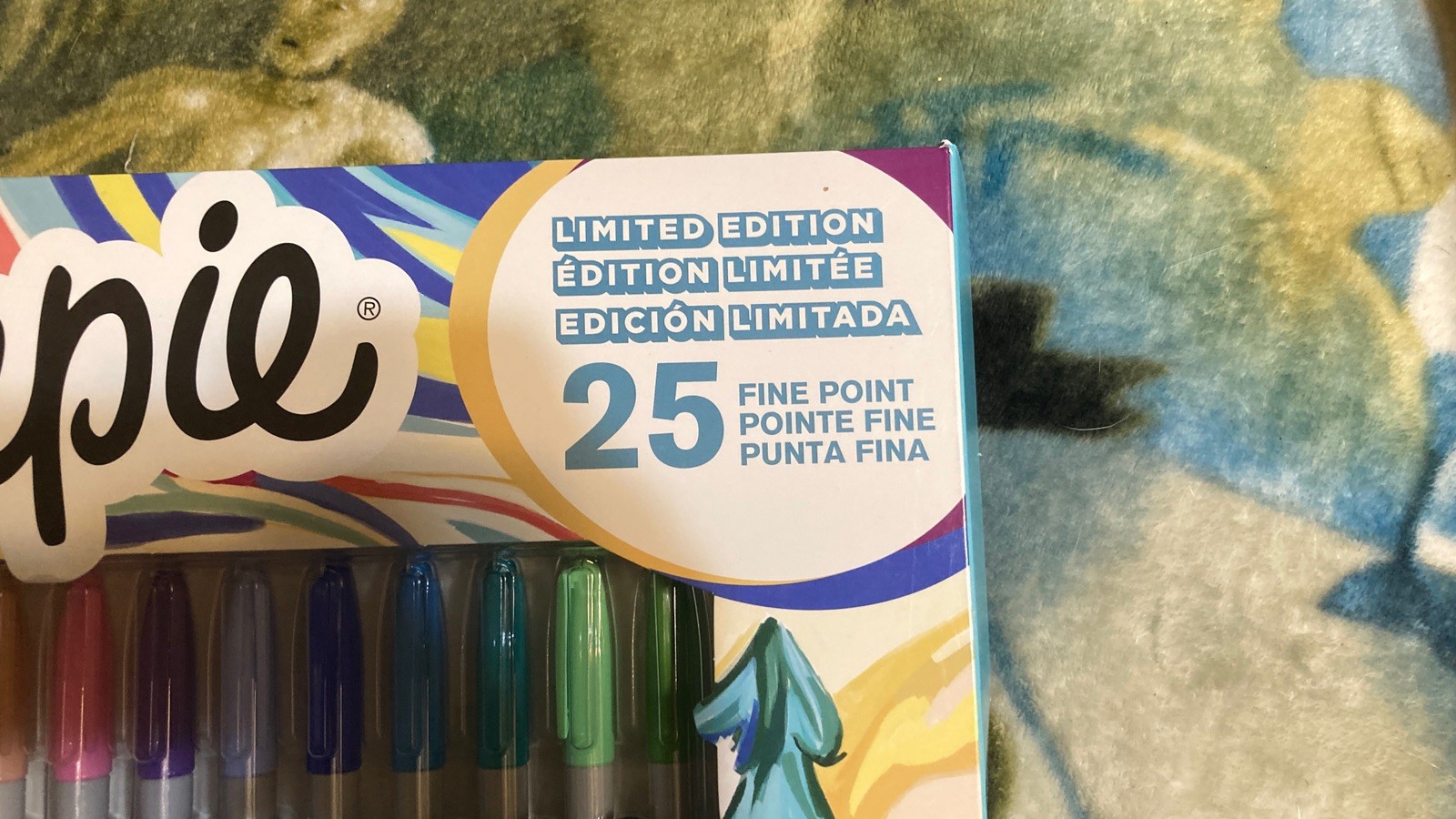 Sharpie Permanent Markers, Fine Point Markers Variety Pack, Assorted Colors, 25