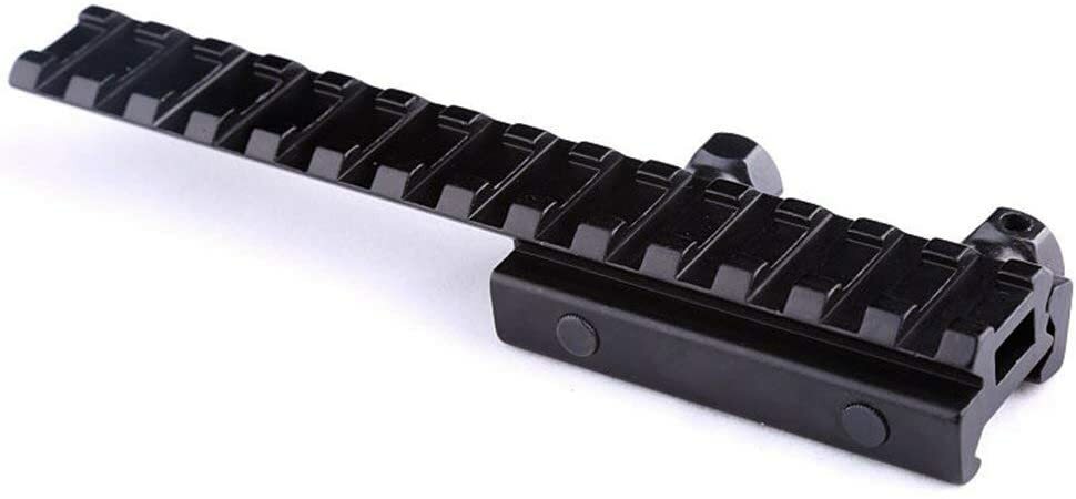 20mm to 20mm Riser Mount Picatinny Weaver Rail Scope Extension Riser Base Mount