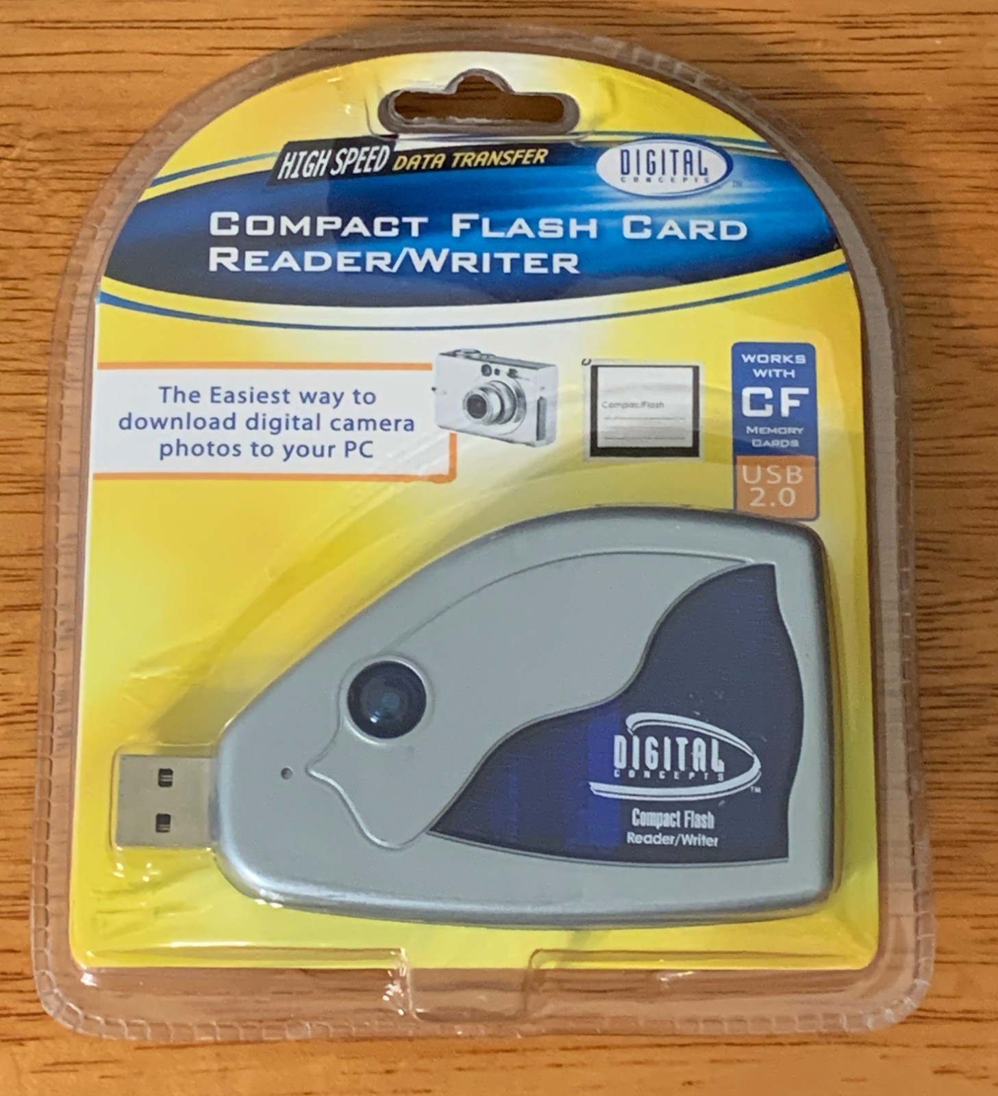 New Digital Concepts CR-10 Compact Flash Card Reader/Writer for older Mac & PC