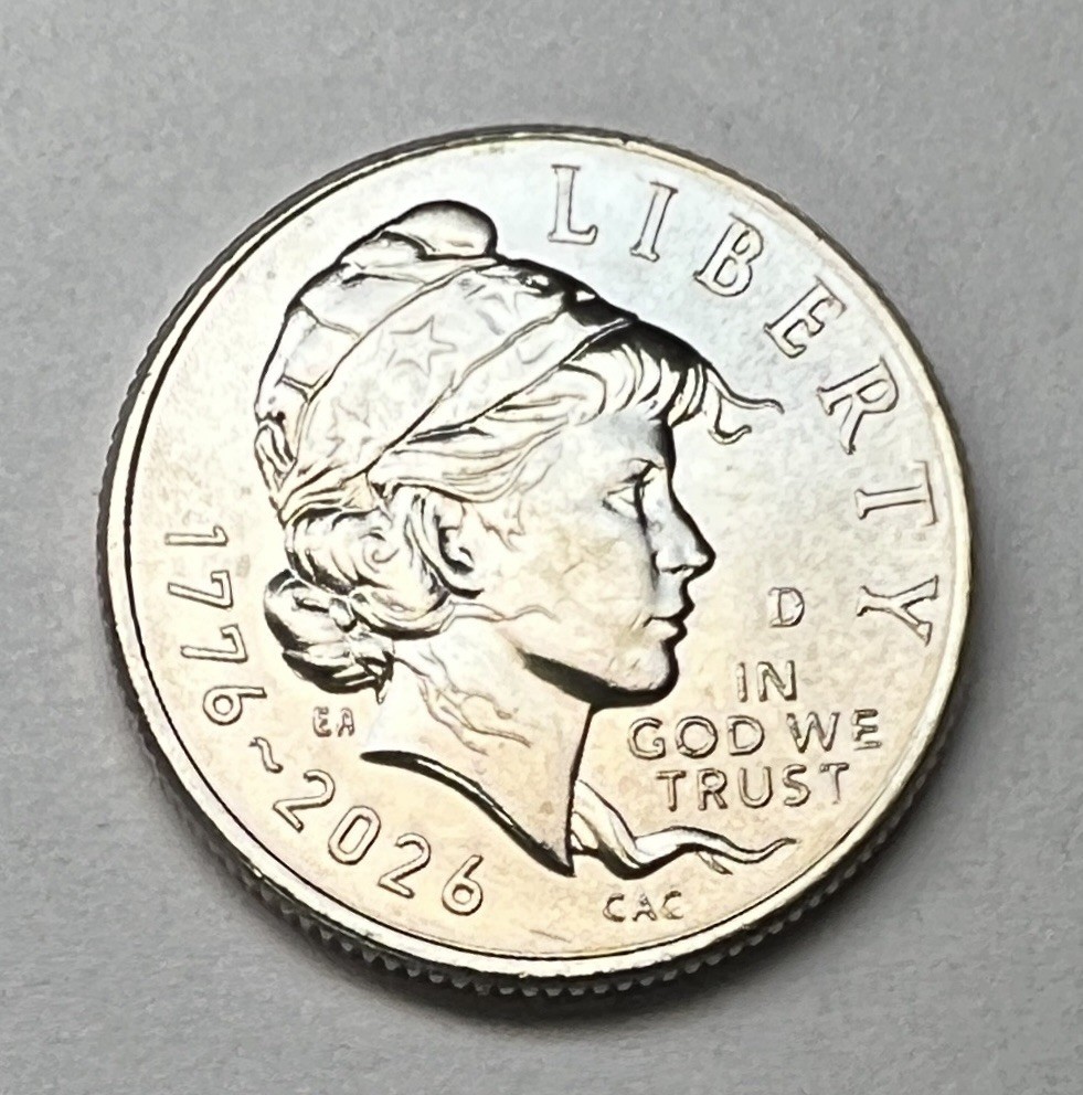 Lot of 5 Dimes, new 1776-2026 SemiQ Emerging Liberty, Brilliant Uncirculated
