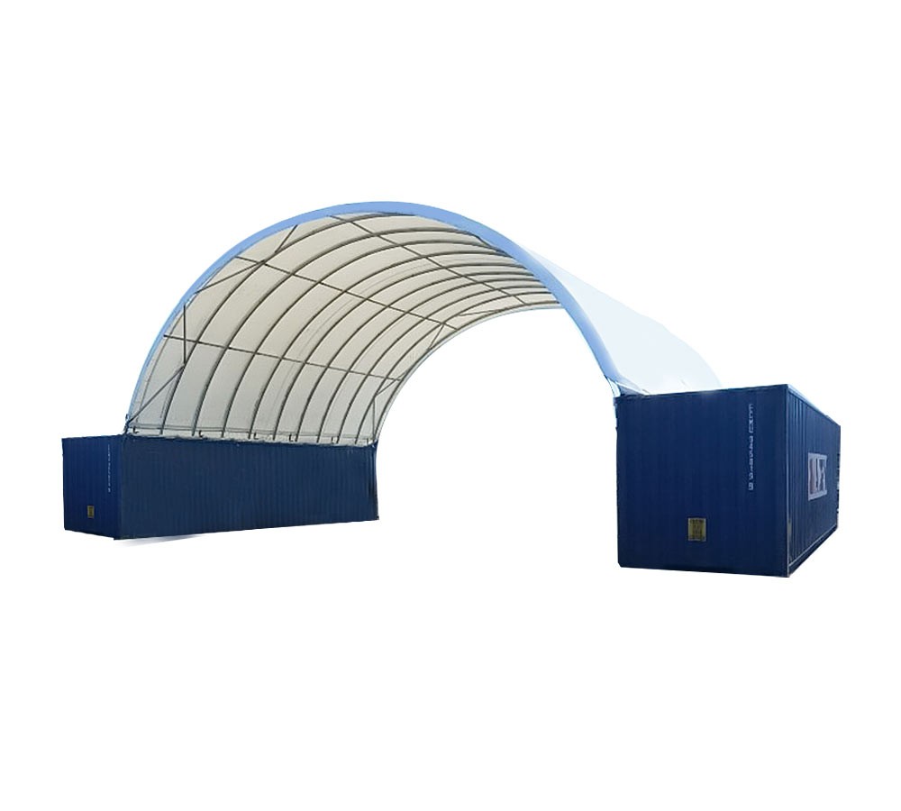 40'x40'x13'Replacement Roof Cover for 40'Single Truss Shipping Container Shelter