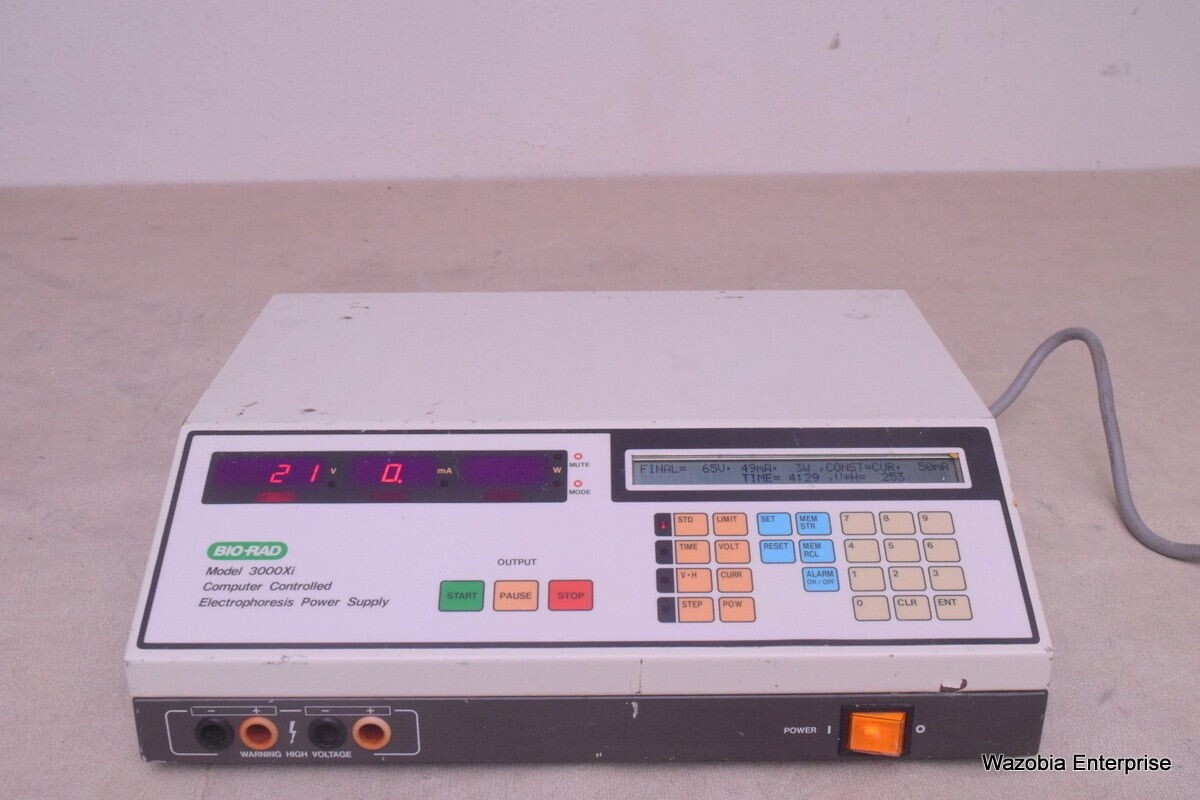 BIO-RAD COMPUTER CONTROLLED ELECTROPHORESIS MODEL 3000XI