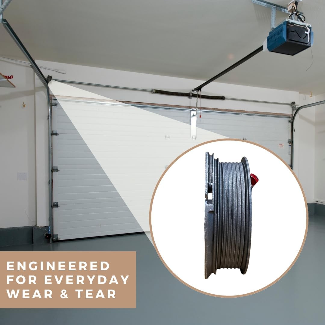 Garage Door Cable Drums Set – Compatible with Chamberlain & Roll Up Garage Doo