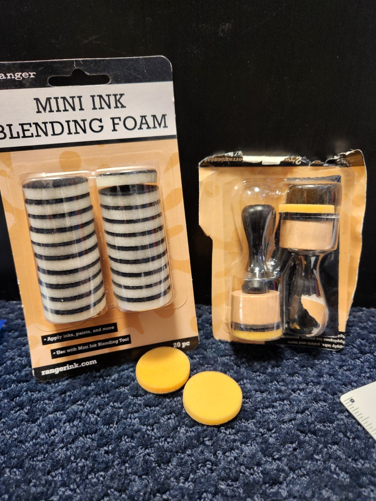 *NEW* Ranger 2 MINI INK BLENDING TOOL + 20 MINI ROUND FOAM REFILLS Bundle