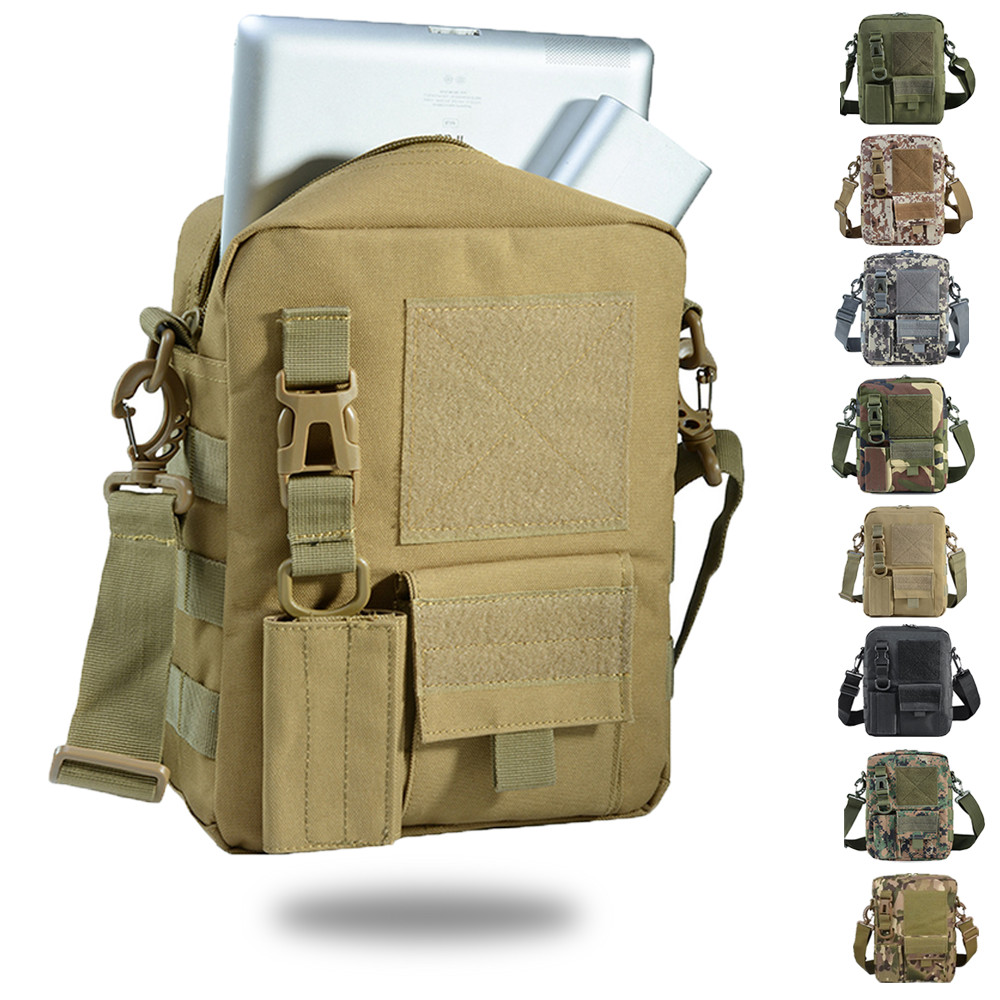 Tactical Shoulder Bag Messenger Small Bag Motorcycle Chest Bag Assault Pack Bags
