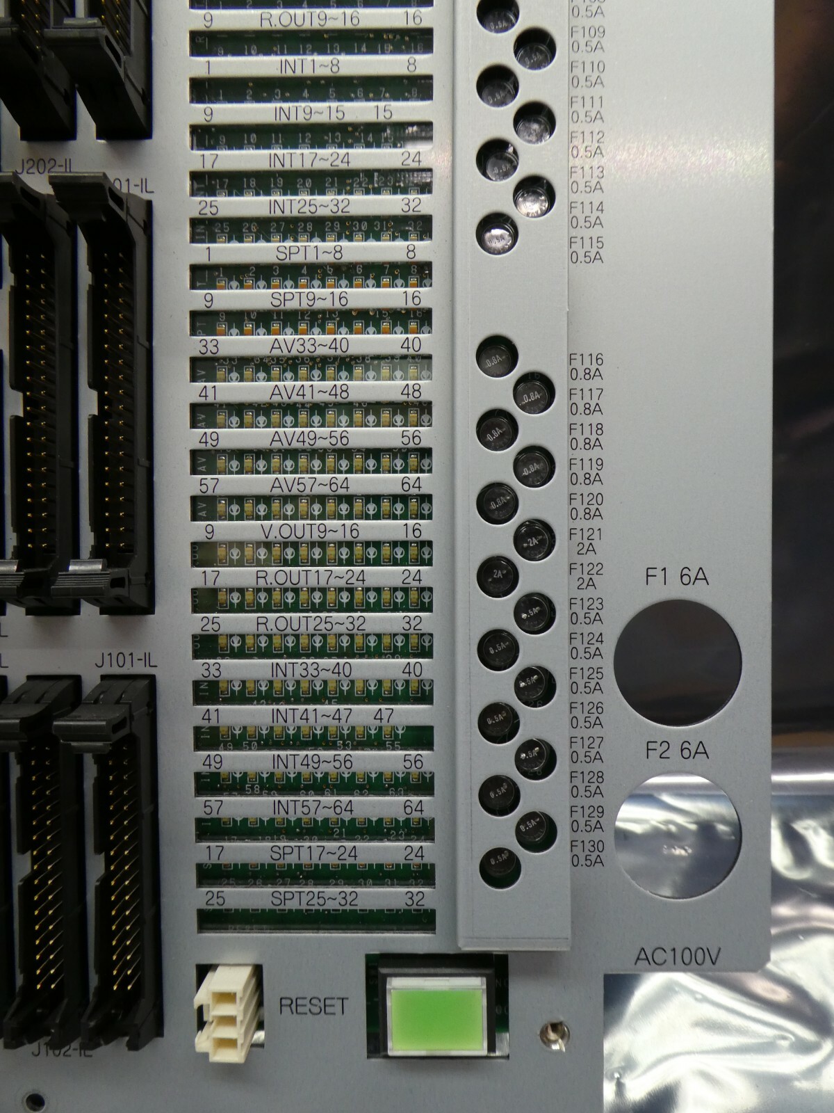 Kokusai Electric D2E01522 Interface Panel Backplane PCB INT-CNBA Used Working