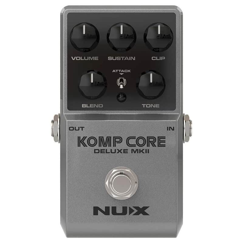 Used NuX KOMP CORE DELUXE MKII Compressor Pedal Guitar Bass Analog True Bypass