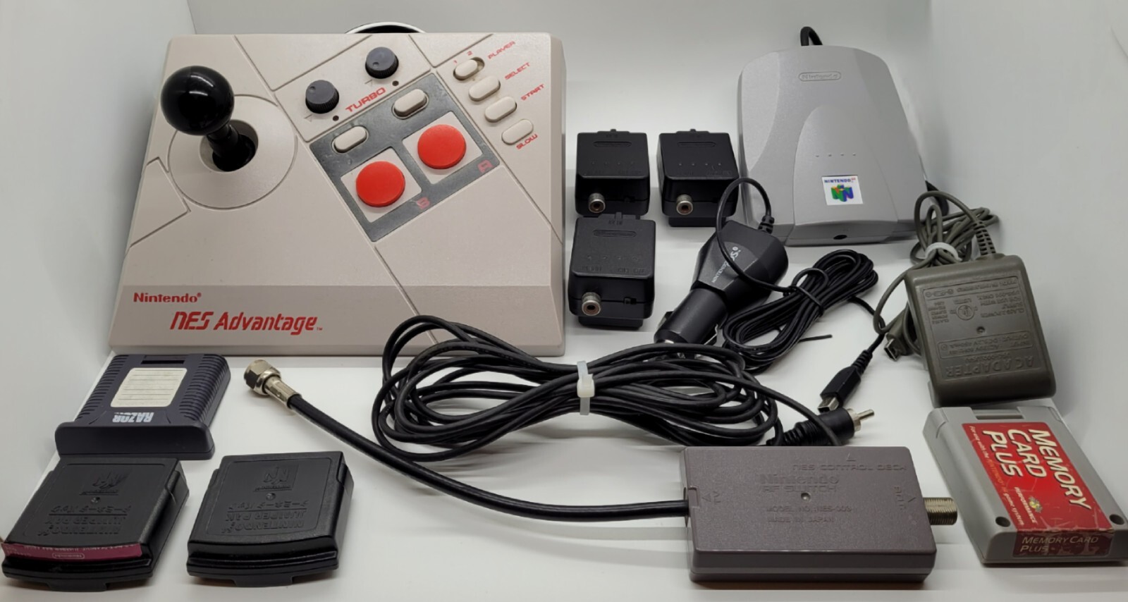 Vintage Nintendo NES N64 accessory lot! *Untested* *Read*