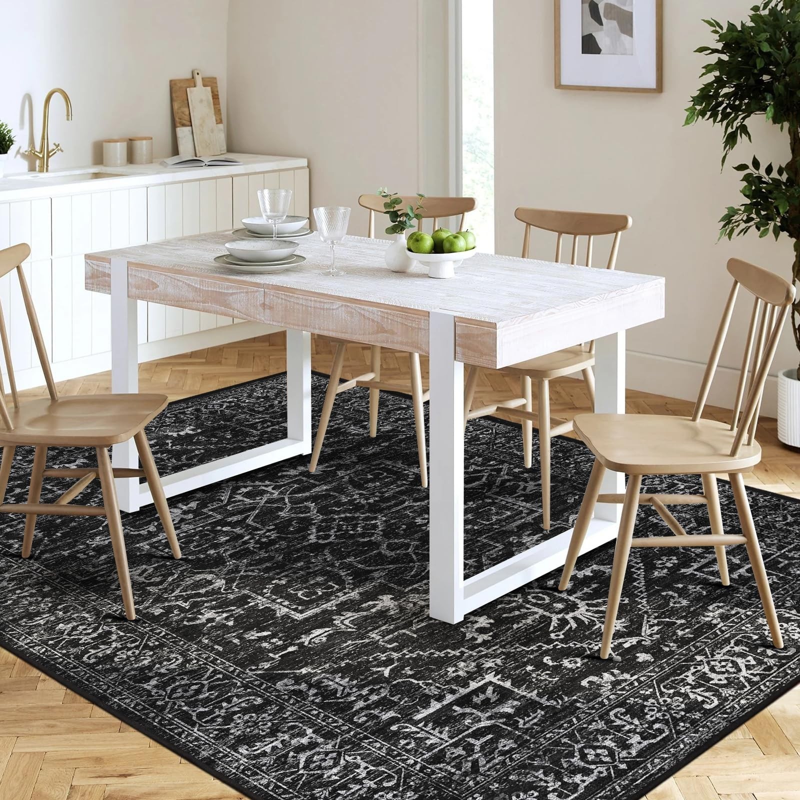 Chair Mat for Hard Floors, 75" x 60" Floor Mat for Hardwood Floors, Area Rug ...