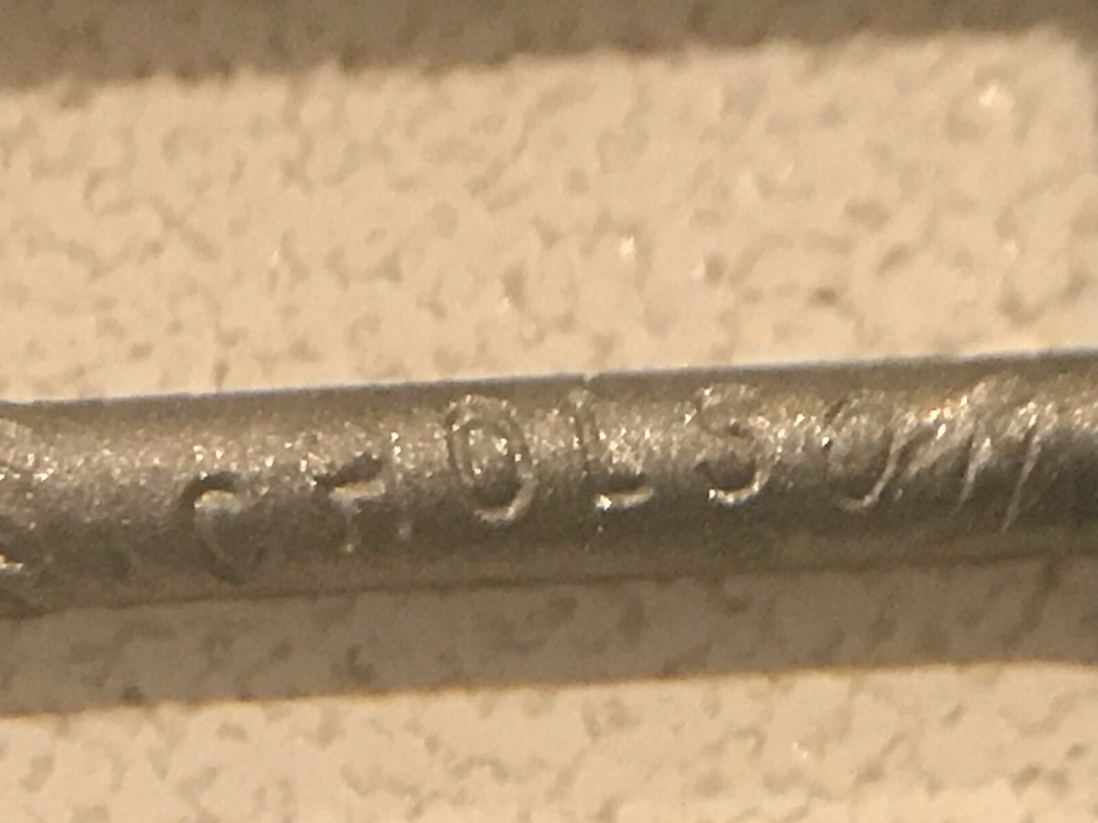 Nicholson, 4" Flat 4 cut (Sharp Point) Round Handle Needle File, New