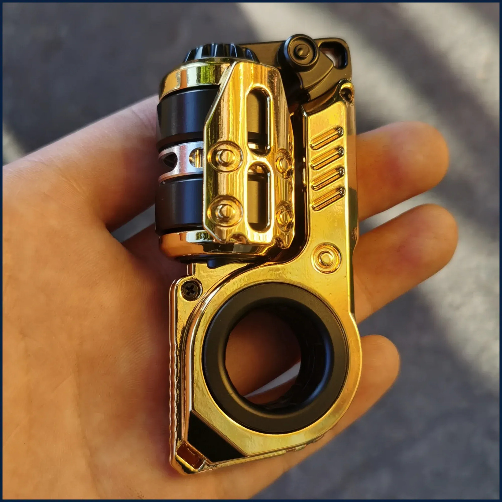 EDC Fidget Sliders Fidget Toys Tuning Fork Magnetic Push Egg Mechanical Ratchet