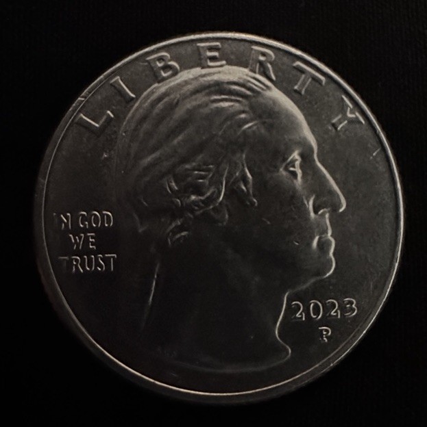2023 D Edith Kanakaole Quarter With Error “IN COD WE TRUST” With Flower Error