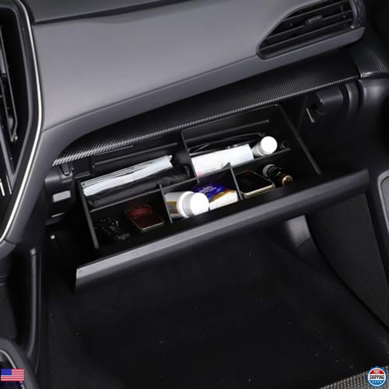 Aunginsy Car Glove Box Organizer Dividers Compatible with Subaru Crosstrek GU