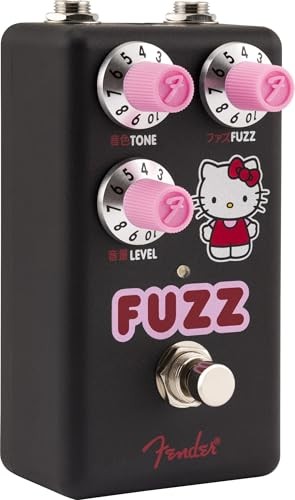 Fender x Hello Kitty Black Fuzz Pedal Fuzz Hello Kitty HELLOKITTYFUZZBLK