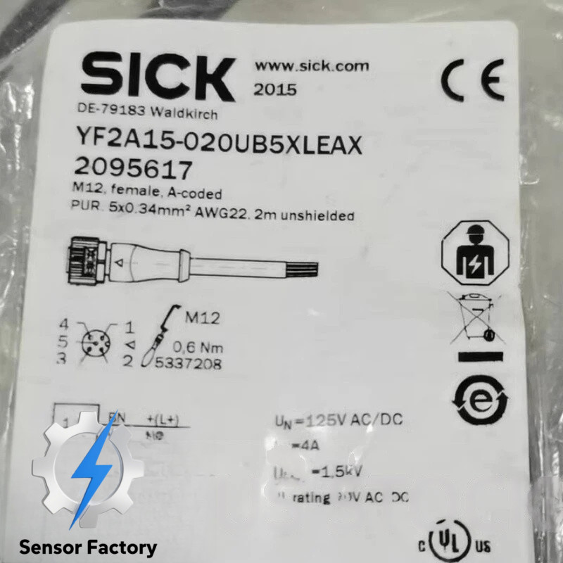 1 PCS SICK YF2A15-020UB5XLEAX Connection Cable Brand New with Box