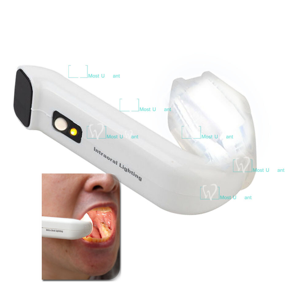 Dental Wireless Chargeable Intro Oral LED Lamp Easy Bite Blocks Light USA Ship