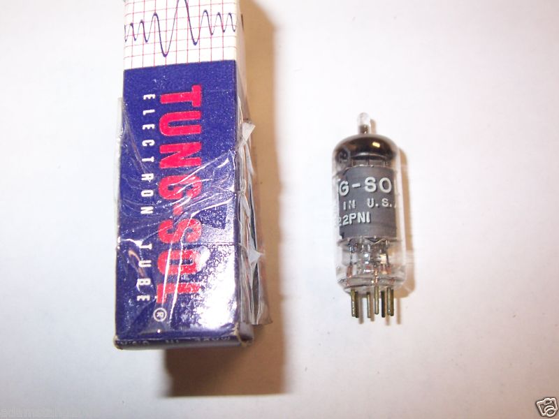 NEW TUNG-SOL 6BJ6 ELECTRONIC TUBE VINTAGE