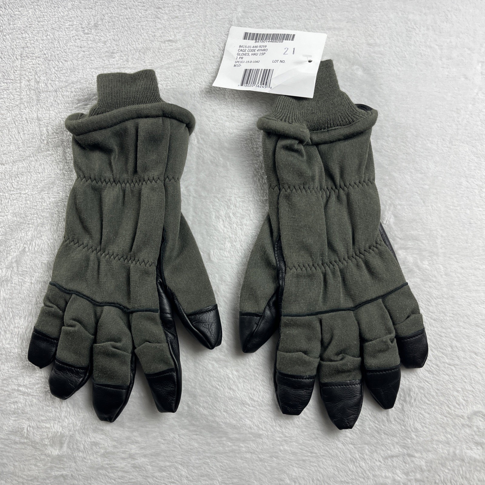 US ARMY INTERMEDIATE COLD WEATHER FLYER'S GLOVE MILITARY GLOVES HAU-15/P Size 11