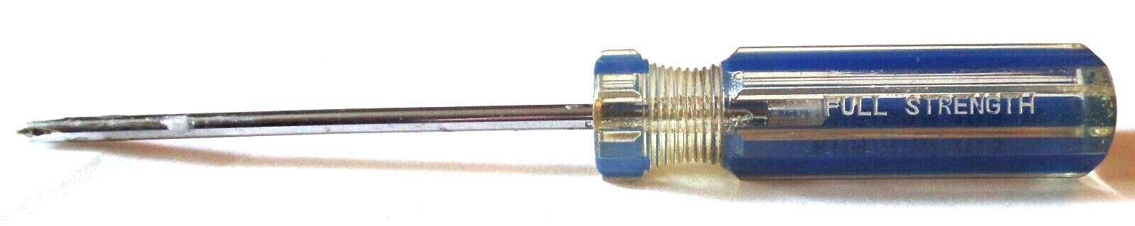 Vintage FULL STRENGTH RUBICON 103 Plastic Handle Phillips Head Screwdriver