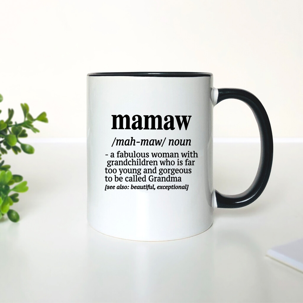 Mamaw A Woman With Grandchildren - 11 Oz Mug - Mamaw Mug - Gifts For Mamaw