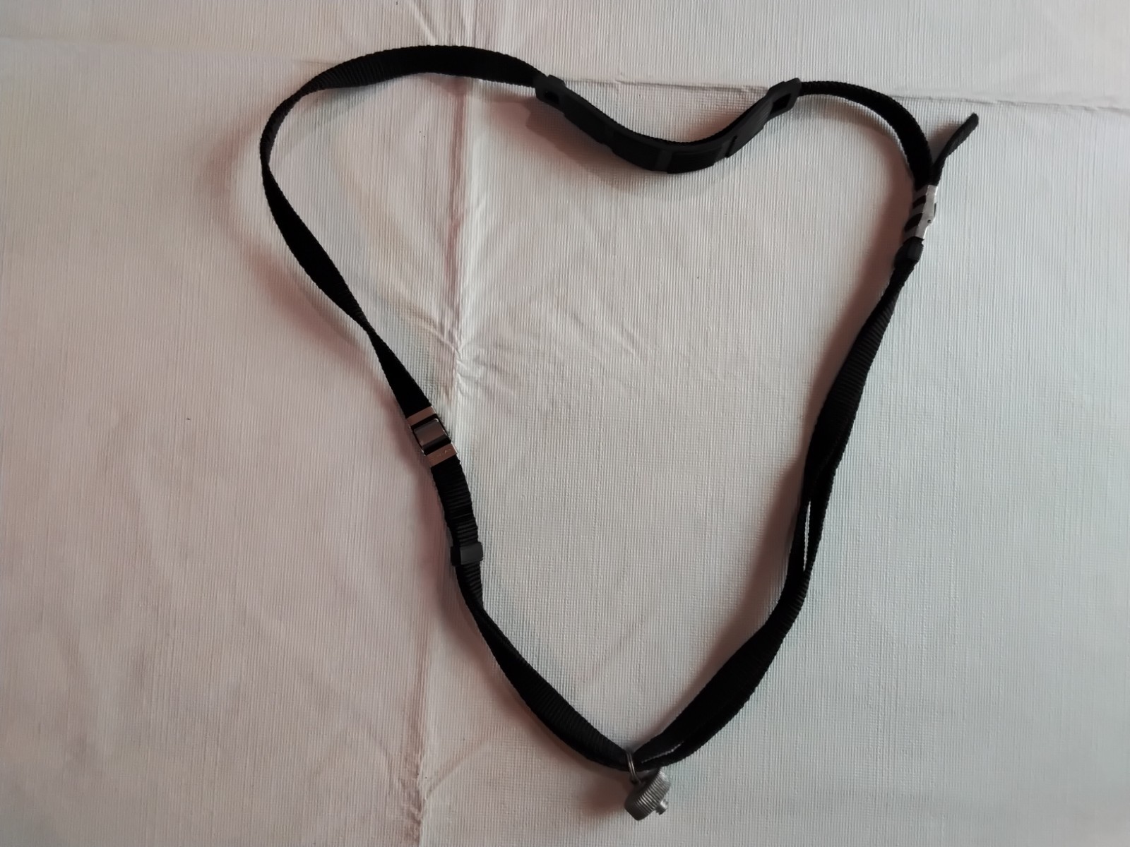 Pentax Adjustable Nylon  Camera Neck Strap Black W/Metal Adjusters