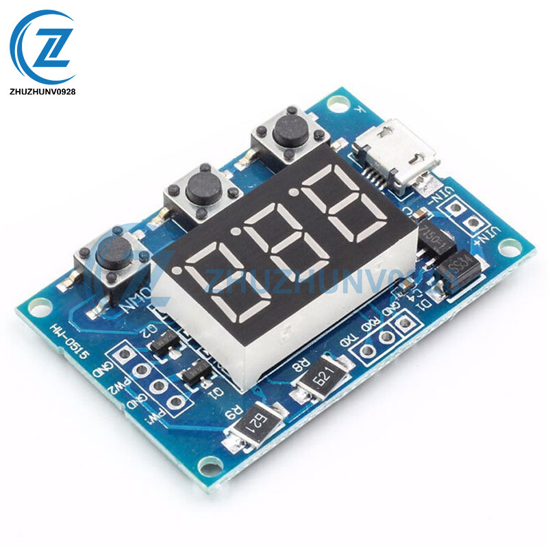 2CH Independent PWM Generator Duty Cycle Pulse Frequency Module LED Digital Tube