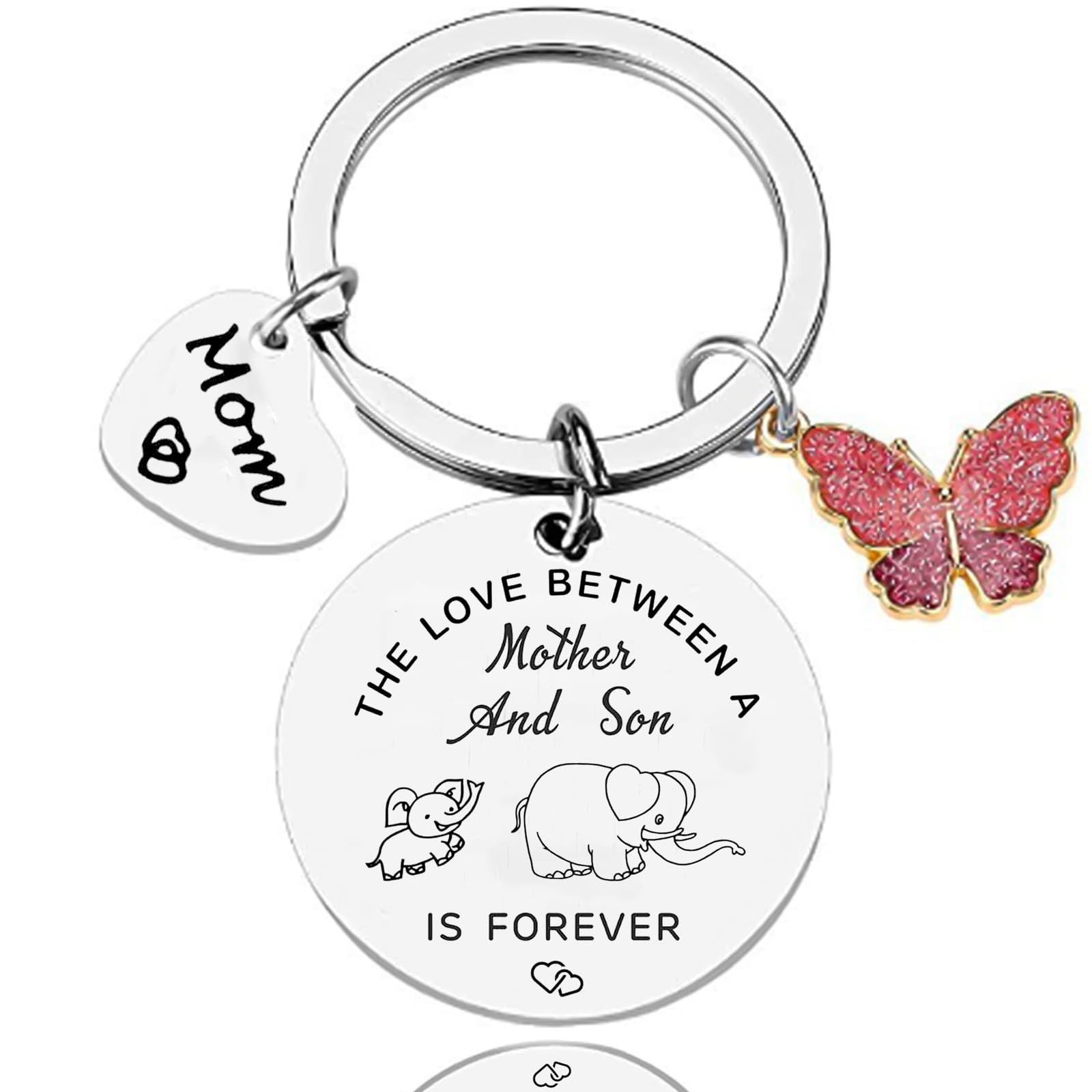 Mothers Day Gifts Mom Keychain Gifts for Mom from Son Mothers Day,The Forever...