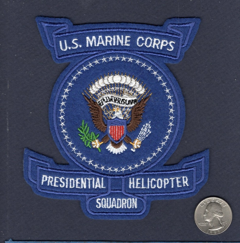 HMX-1 PRESIDENTIAL Helicopter Marine Corps Squadron USMC Trump Patch