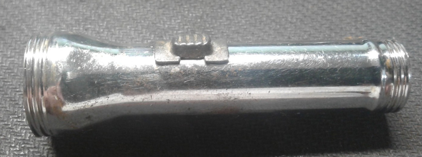 Tom Thumb 3 1/8 Flash Light Miniature some rust and corrosion